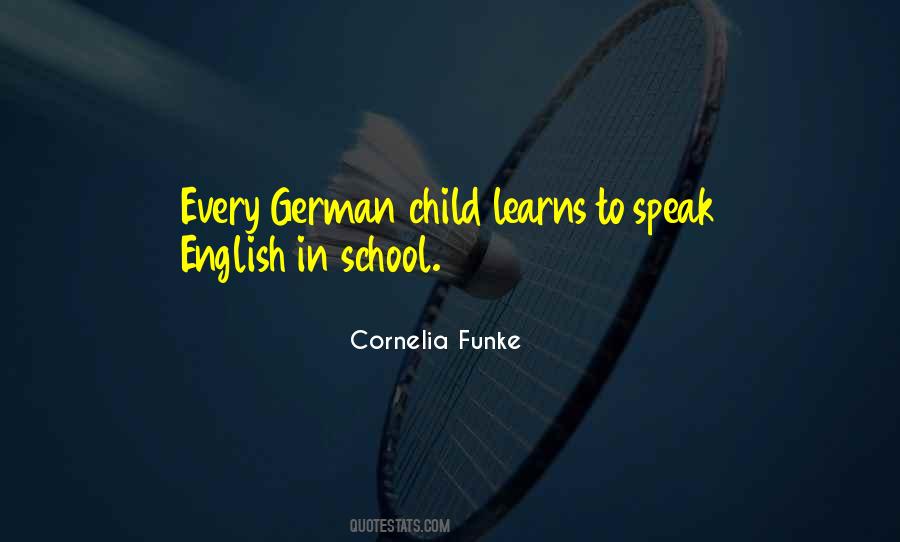 Speak English Quotes #1212003