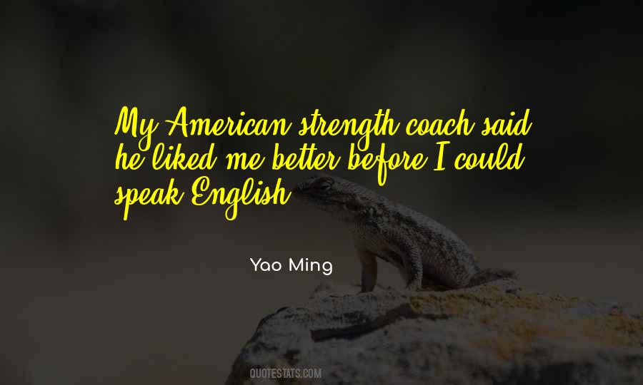 Speak English Quotes #258613
