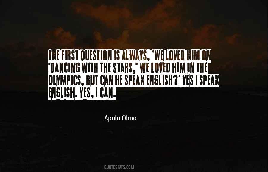 Speak English Quotes #718974