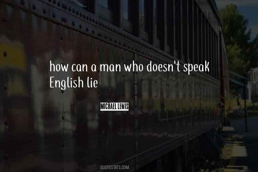 Speak English Quotes #925010