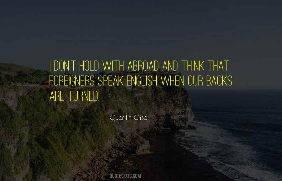 Speak English Quotes #935605