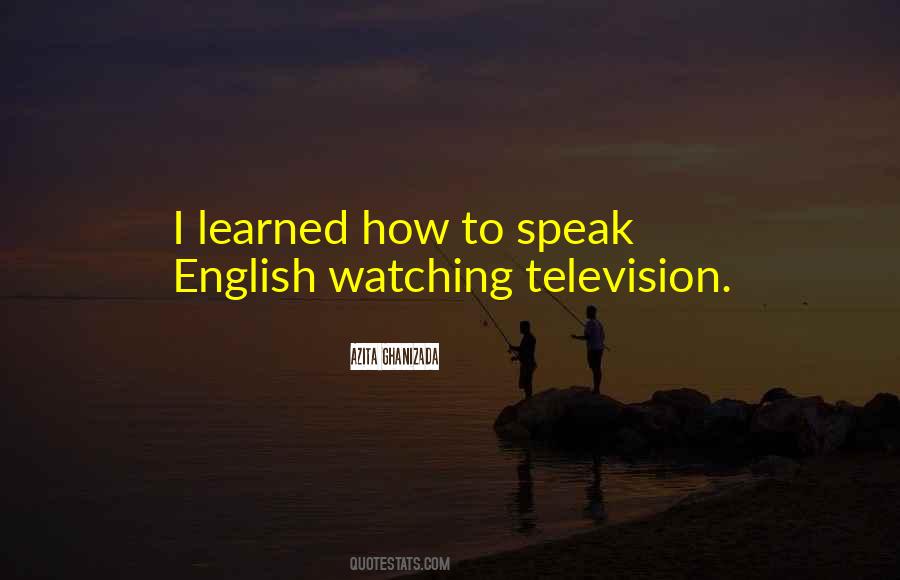 Speak English Quotes #96991
