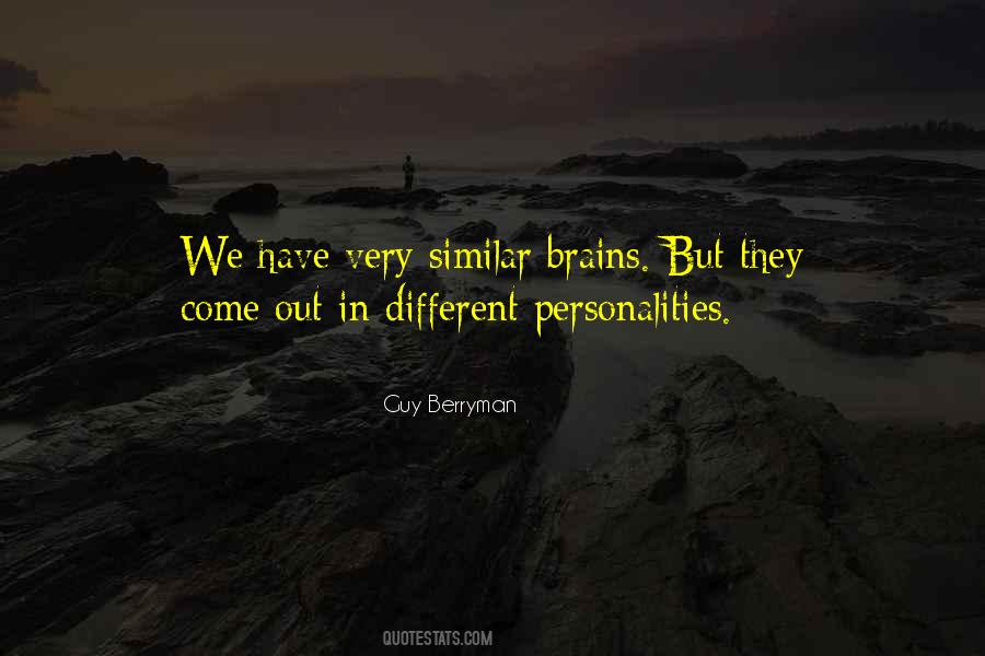 Quotes About Personalities Different #13619