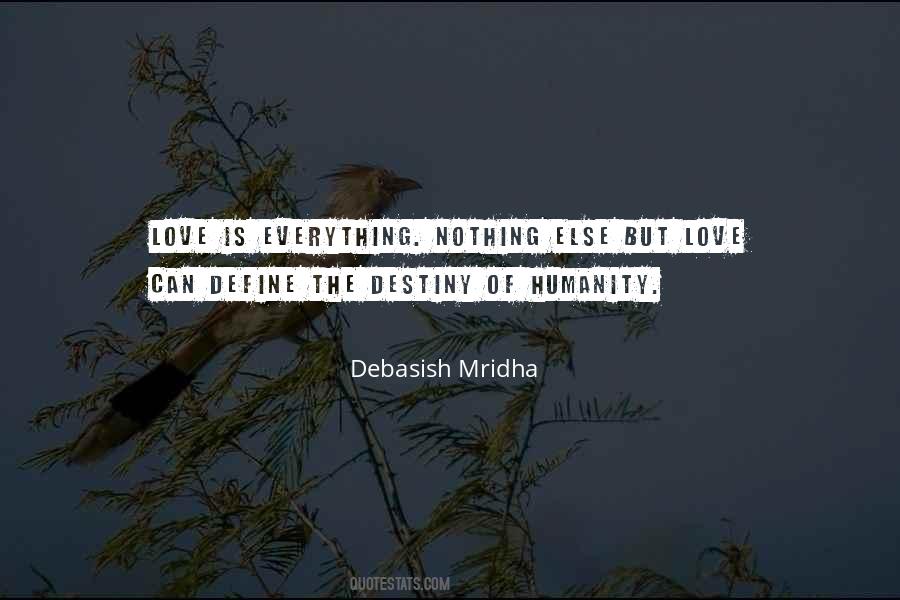 Love Can Define Destiny Quotes #860914