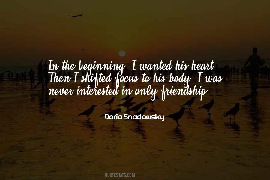 Quotes About The Beginning Of Friendship #1441541