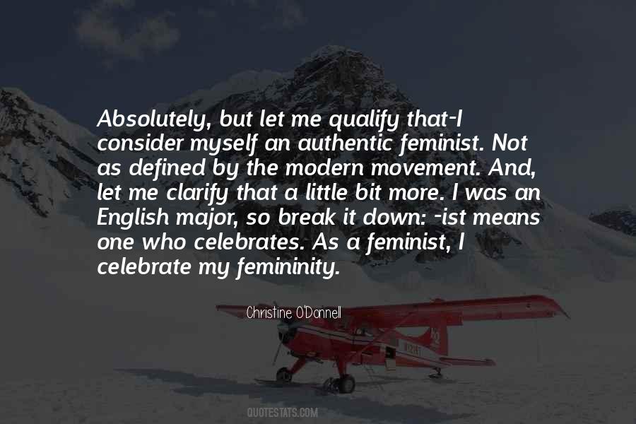 Quotes About The Feminist Movement #486971