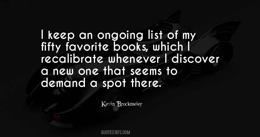 Quotes About Favorite Books #673014