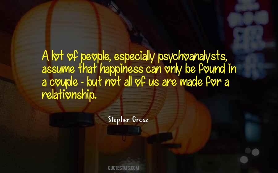 Quotes About Psychoanalyst #1482733