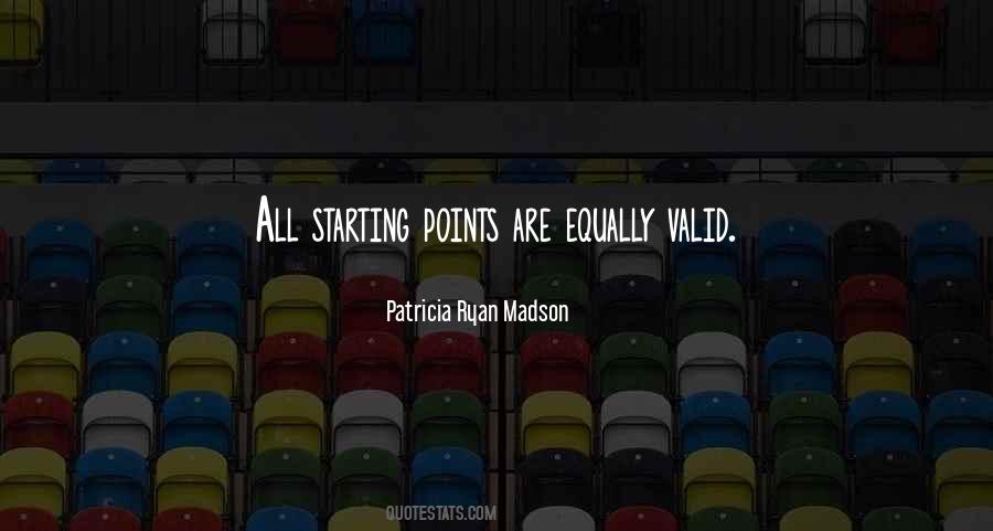 Quotes About Starting Points #656913