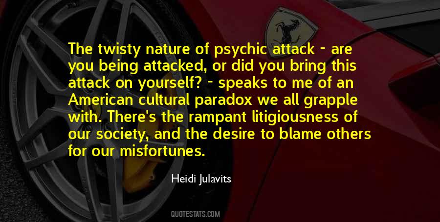 Quotes About Psychic Attack #748178