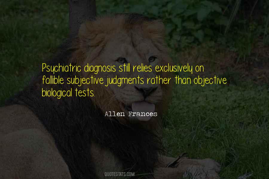 Quotes About Psychiatric Diagnosis #427862