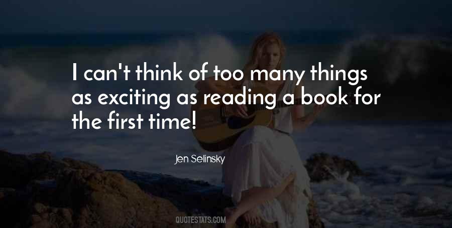 Quotes About Reading A New Book #1049522