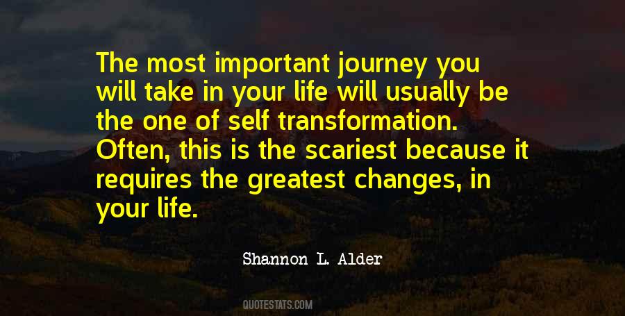 Quotes About Transformation In Life #508425