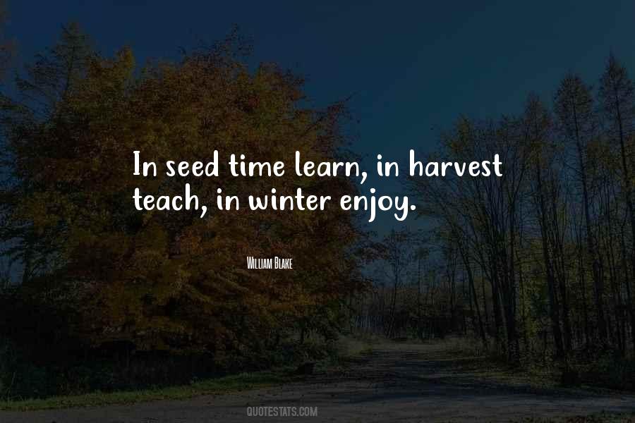 Quotes About Harvest Time #1142822