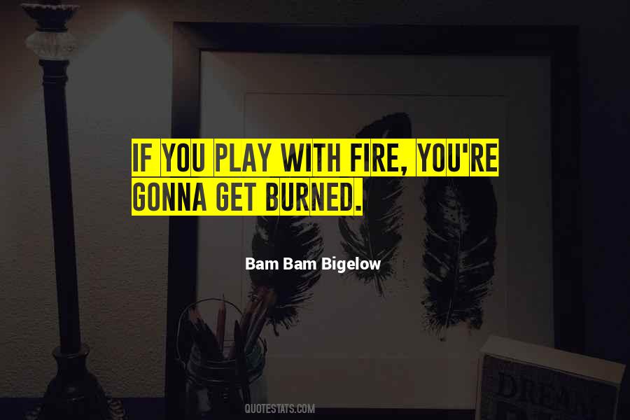 Quotes About Play With Fire #382580