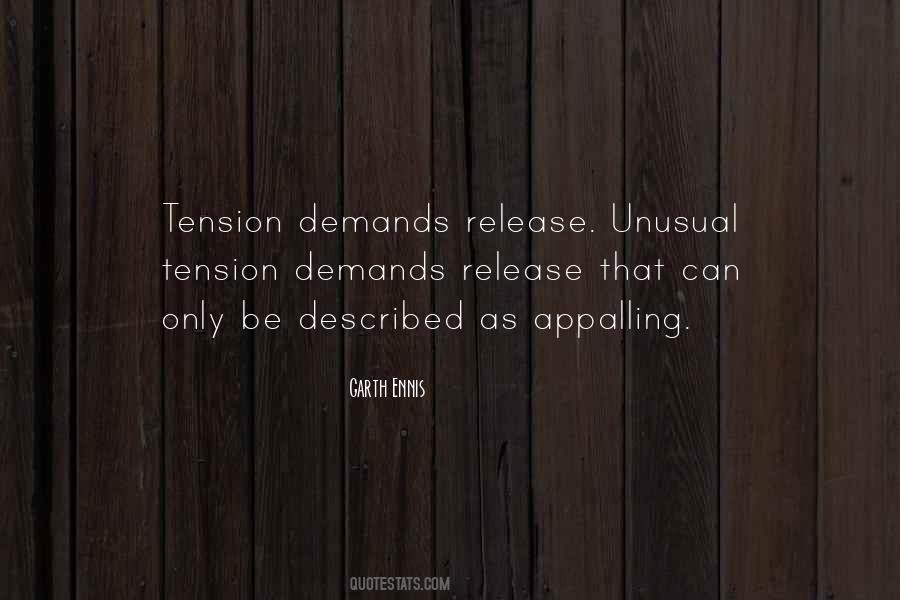 Quotes About Tension Release #88721