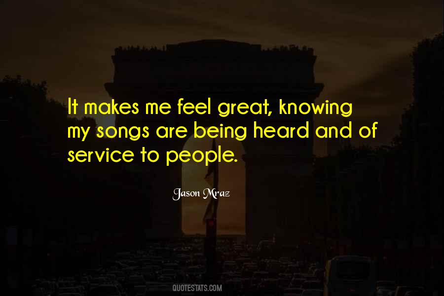 Quotes About Being Heard #1568901