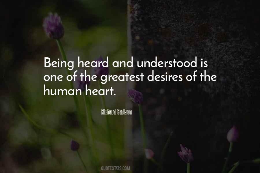 Quotes About Being Heard #1799672