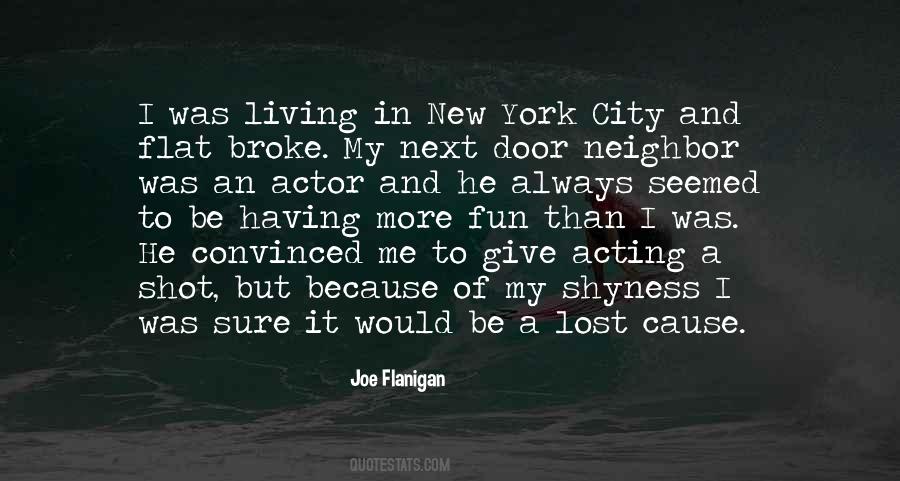 Quotes About Living In New York City #1359104