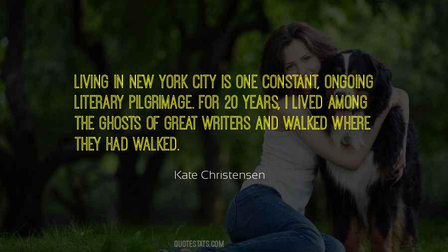 Quotes About Living In New York City #1588287