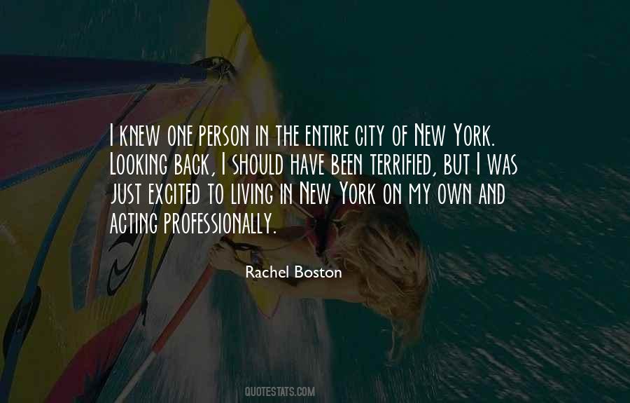 Quotes About Living In New York City #1754944