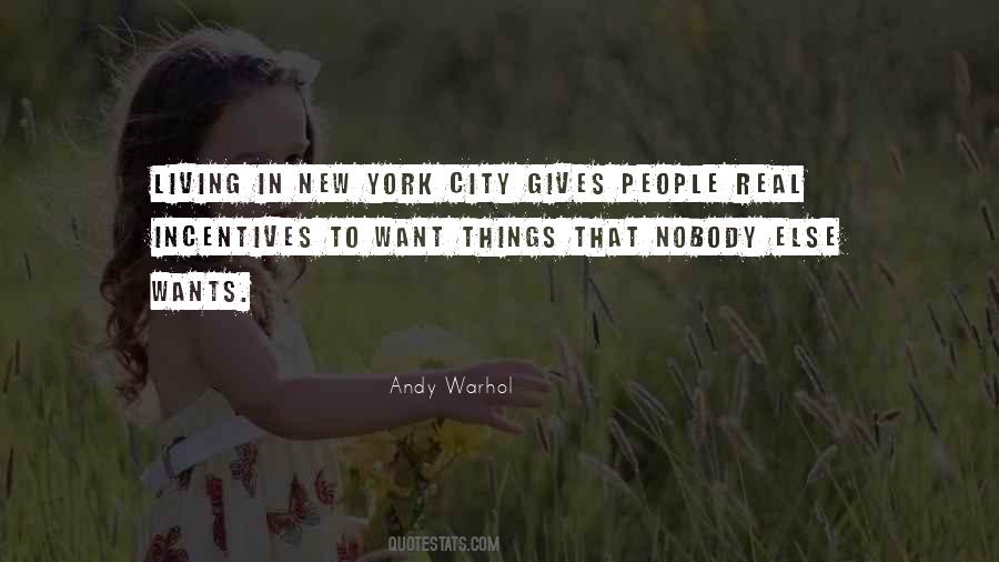 Quotes About Living In New York City #329068