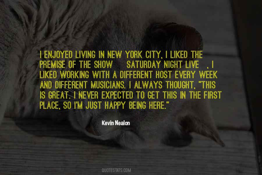 Quotes About Living In New York City #724309