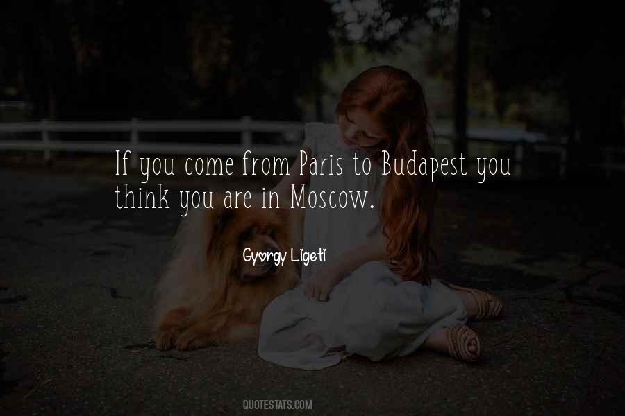 Quotes About Budapest #73325