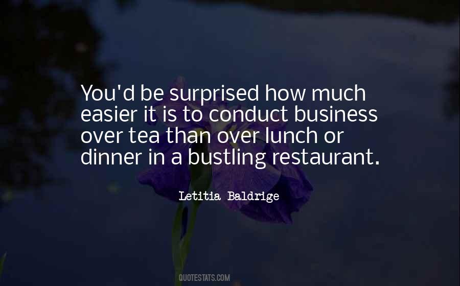 Quotes About Restaurant Business #1367776