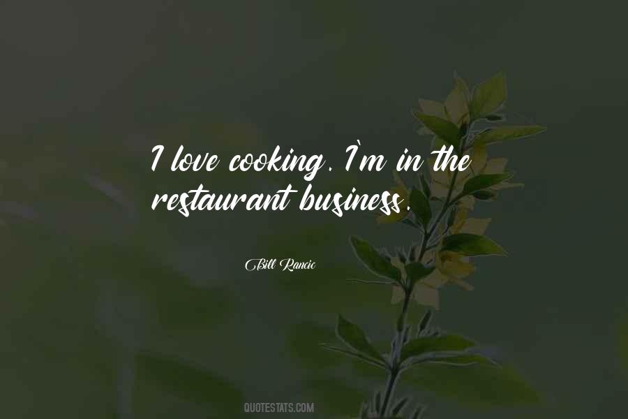 Quotes About Restaurant Business #1401722