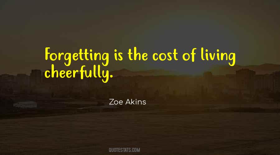 Quotes About Cost Of Living #1387407