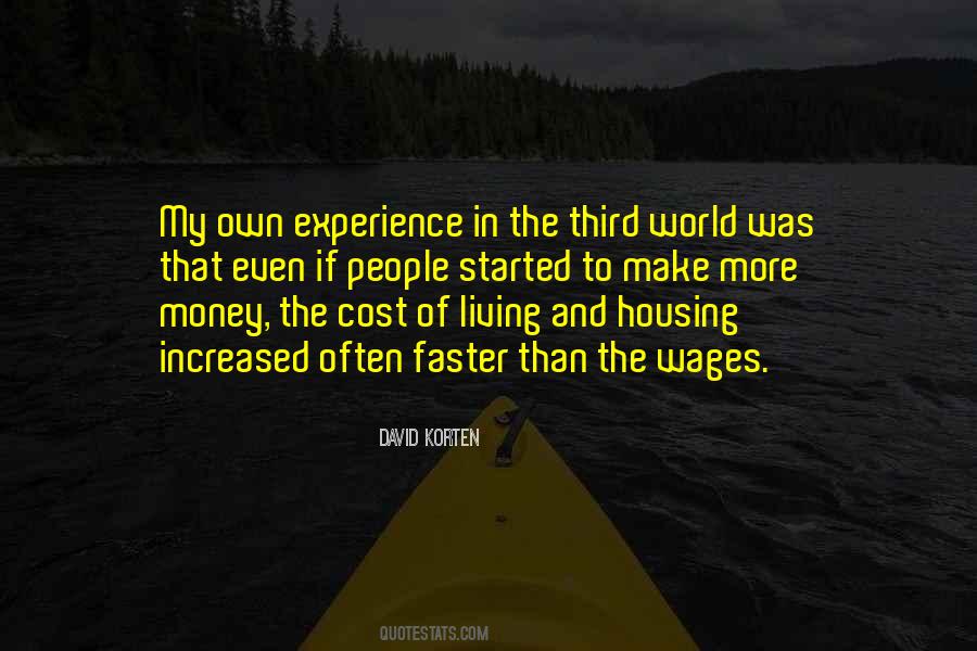 Quotes About Cost Of Living #1422631