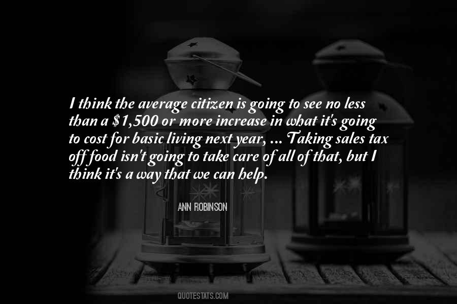 Quotes About Cost Of Living #237022