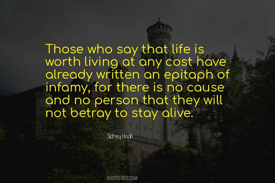 Quotes About Cost Of Living #773305