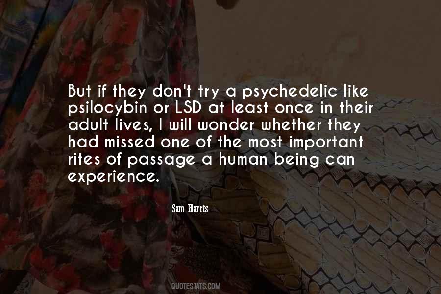 Quotes About Psilocybin #1852001