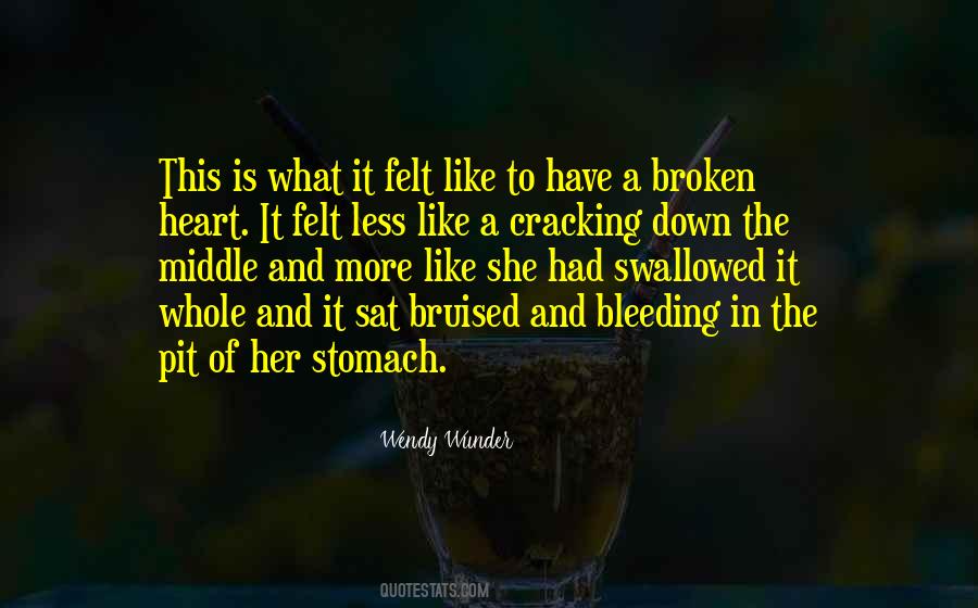 Quotes About A Bruised Heart #142846