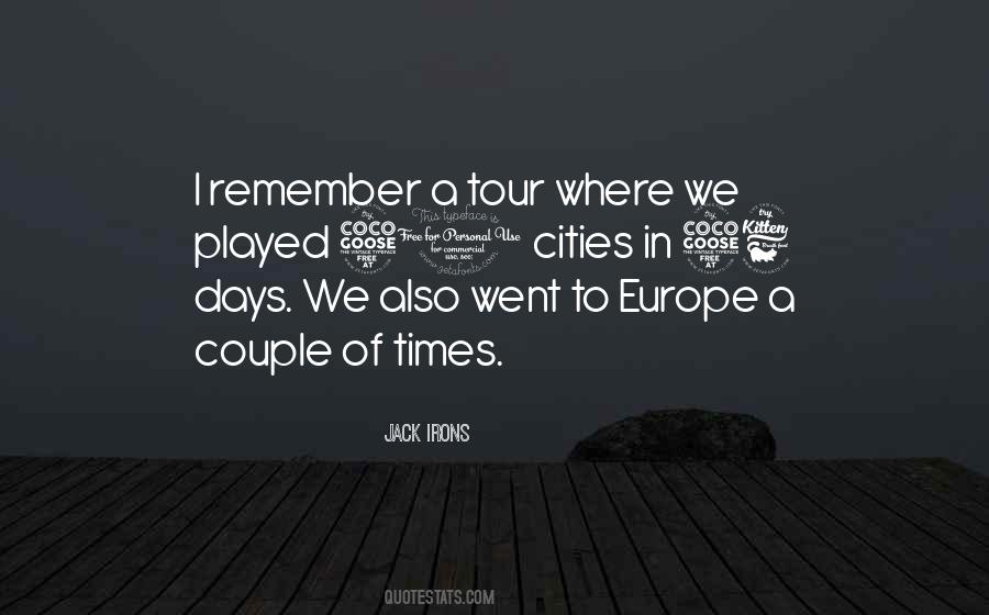 Quotes About A Tour #1681871