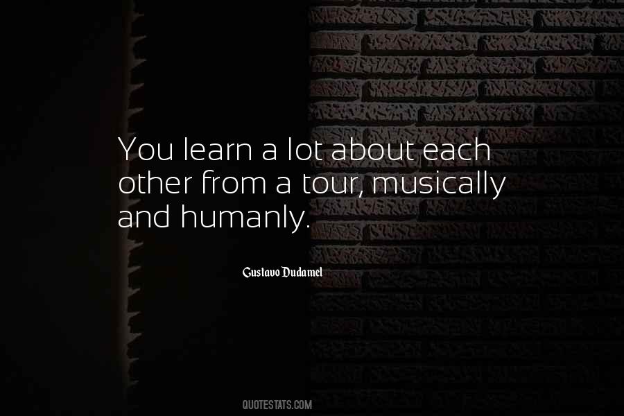 Quotes About A Tour #91107