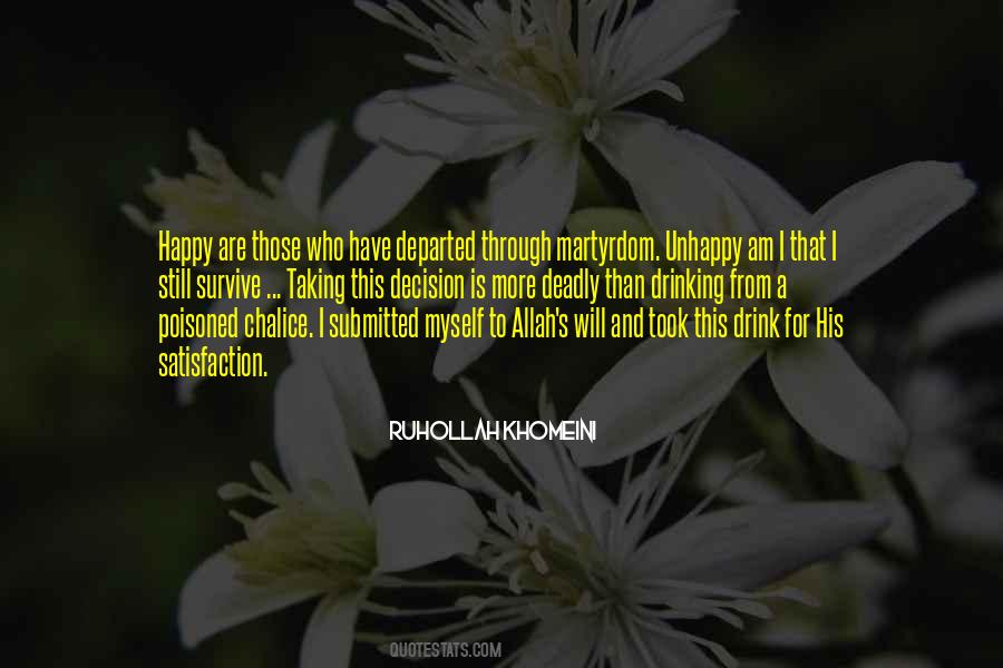 A Poisoned Chalice Quotes #290397