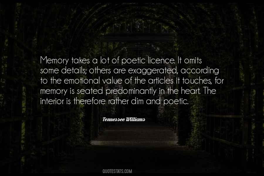 Poetic Licence Quotes #1281409