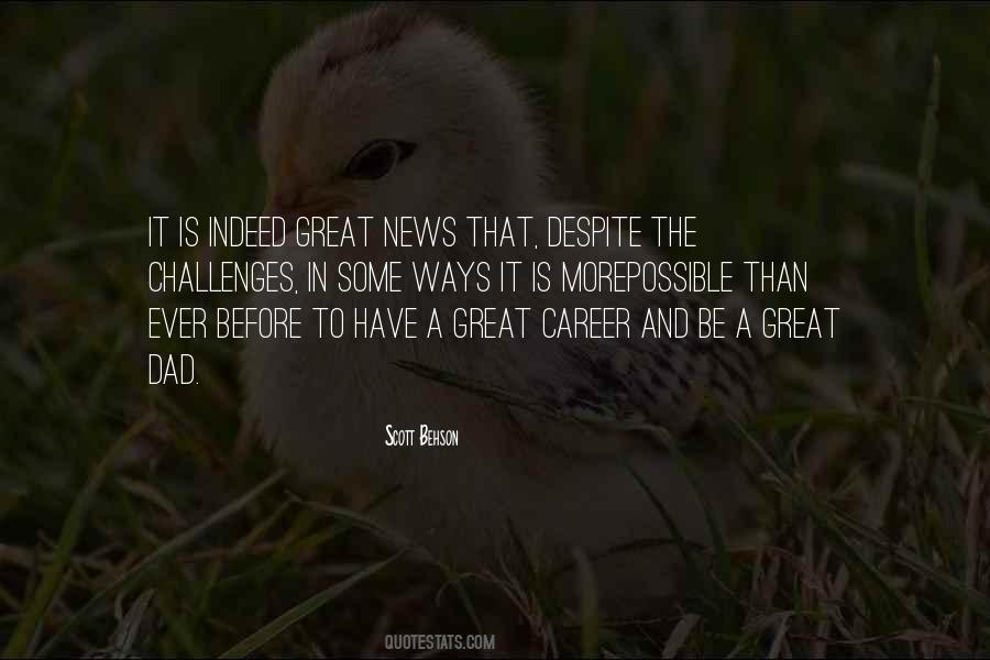 That Is Great News Quotes #1621265