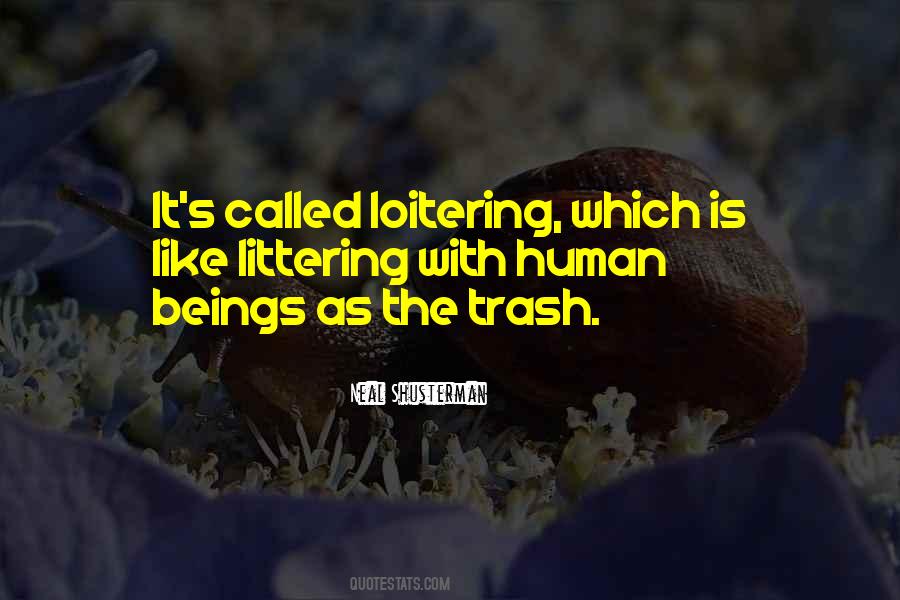 Quotes About Littering #532232