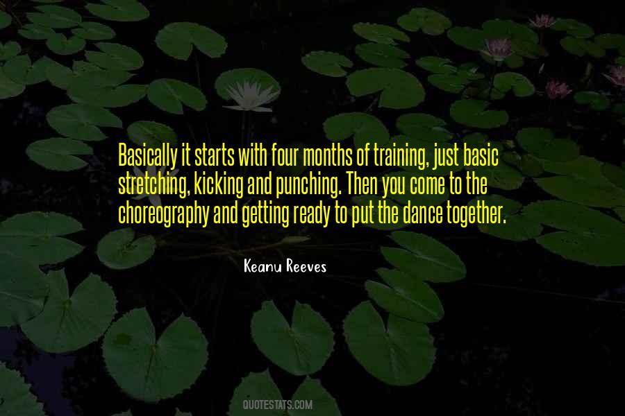 Quotes About Dance Training #100924