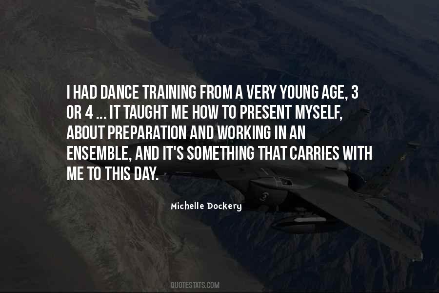 Quotes About Dance Training #890307
