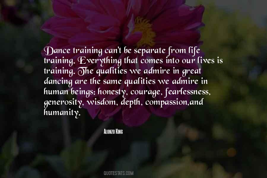 Quotes About Dance Training #911827