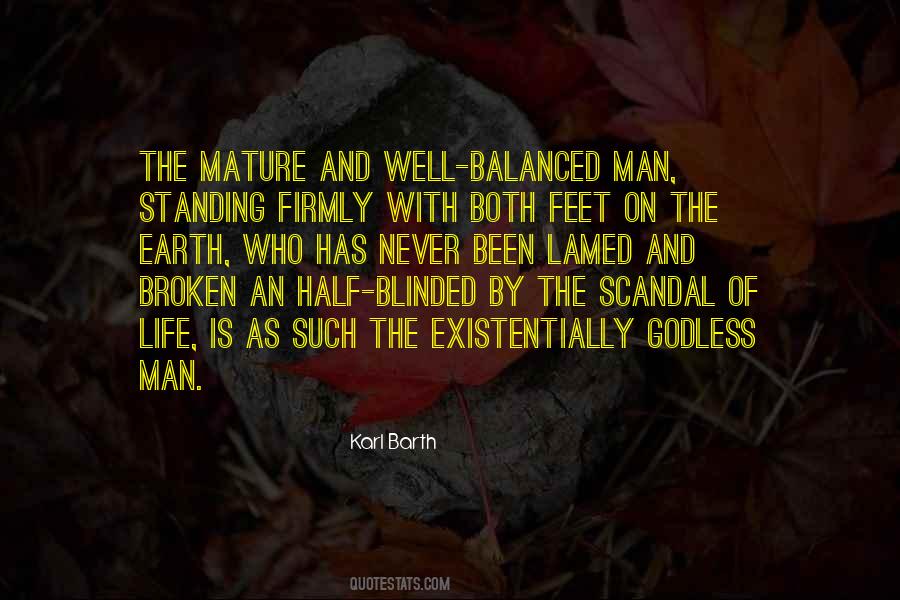 Man Half Quotes #129424