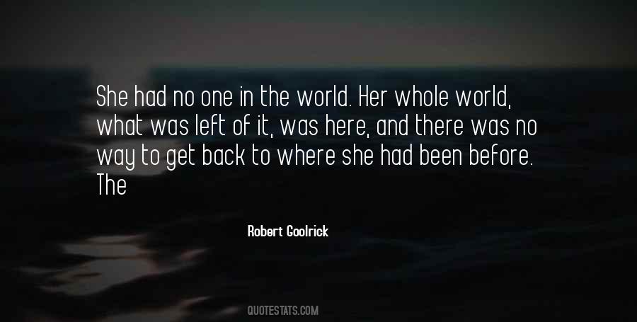 Before She Left Quotes #1353747