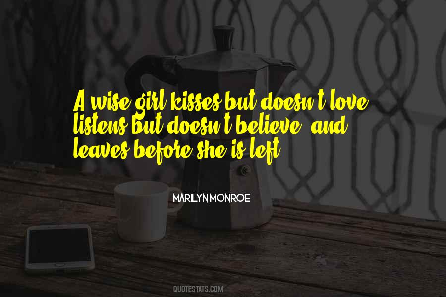 Before She Left Quotes #323576