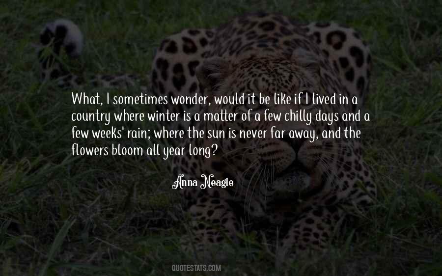 Quotes About Chilly Days #1071358
