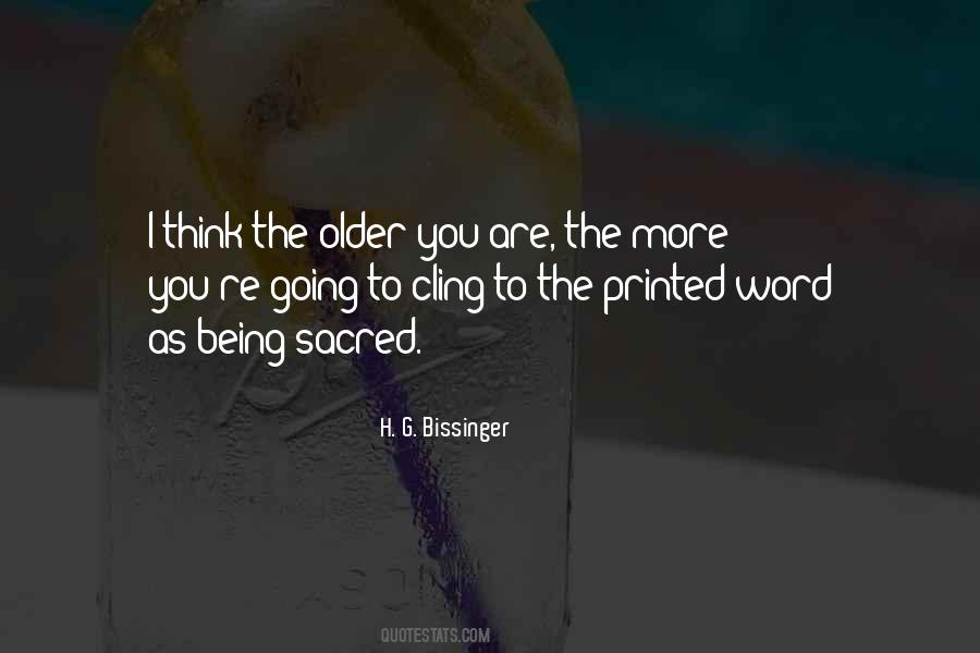 Being Older Quotes #303389